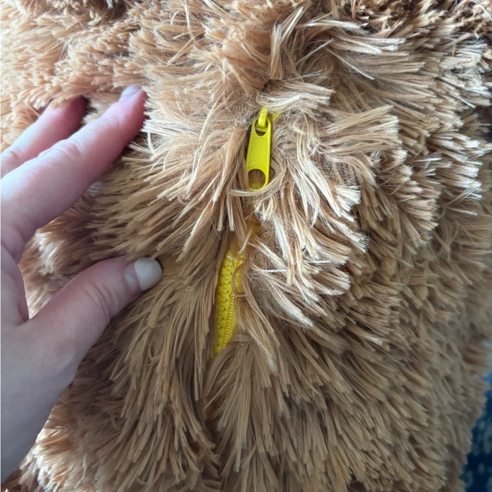 Plush/ bouncer Highland Cow Stuffed Animal - Rust Brown - Picture 5 of 7